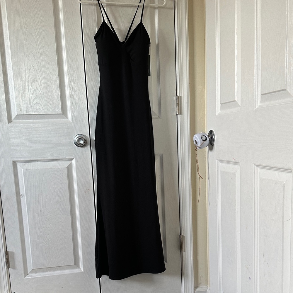 Wild Fable Elegant Black Maxi Dress